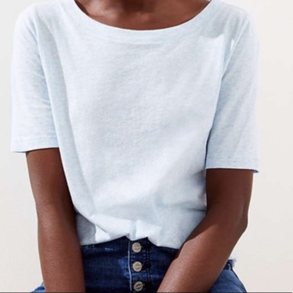 Loft Vintage Soft Ballet Neck Tee